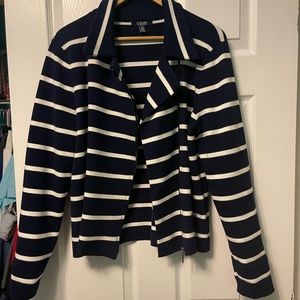 Chaps striped blazer